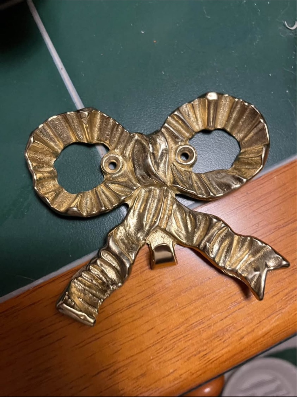 Vintage Brass wall hook